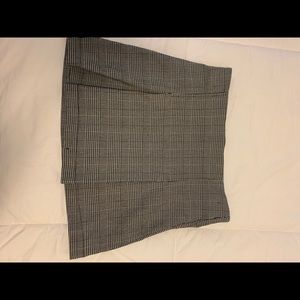 Plaid mini skirt